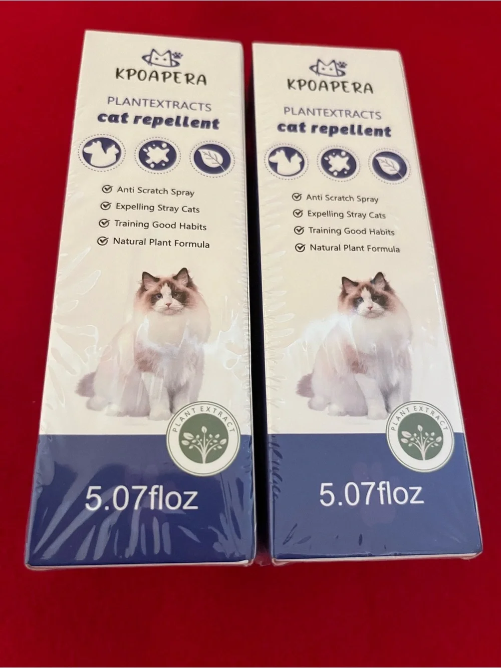 Kpoapera Plant Extracts Cat Repellent Spray-2 Pack